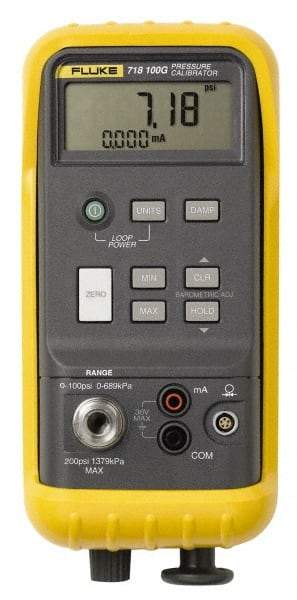 Fluke - 24 mA, Calibrator - 30 psi, 3 Year Warranty - All Tool & Supply