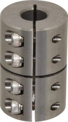 Climax Metal Products - 5/8" Inside x 1-5/16" Outside Diam, One Piece Split Clamping Collar - 2" Long - All Tool & Supply