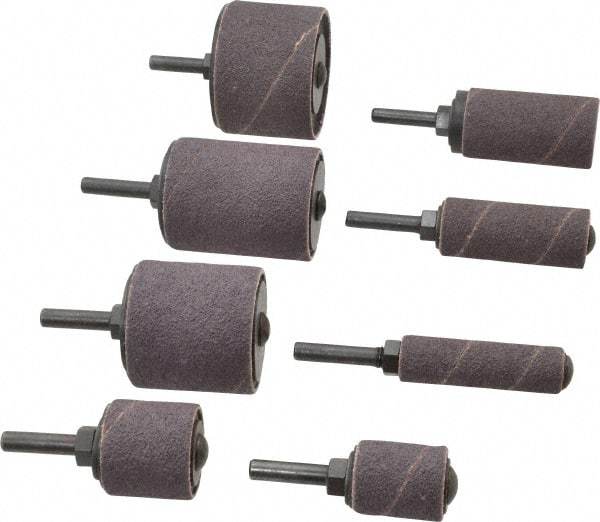 Merit Abrasives - 32-Piece Spiral Band Kit - Includes 3/4 to 2" Diam & 1 to 1-1/2" Wide Band Drums in Coarse, Medium & Fine Grades - All Tool & Supply