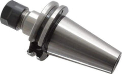 Parlec - 0.51mm to 9.98mm Capacity, 2.62" Projection, CAT40 Taper Shank, ER16 Collet Chuck - 5.307" OAL - Exact Industrial Supply