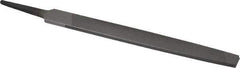 Value Collection - 6" Long, Smooth Cut, Mill American-Pattern File - Single Cut, 7/64" Overall Thickness, Tang - All Tool & Supply