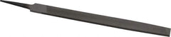 Value Collection - 10" Long, Smooth Cut, Mill American-Pattern File - Single Cut, 11/64" Overall Thickness, Tang - All Tool & Supply