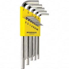 Bondhus - Hex Key Sets Tool Type: Hex Handle Type: L-Key Long Arm - All Tool & Supply