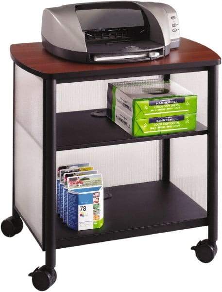 Safco - Black & Cherry Case/Stand - Use with Printer, Office Machines - All Tool & Supply