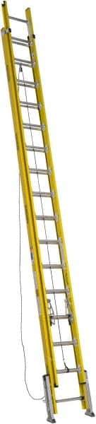 Werner - 32' High, Type IAA Rating, Fiberglass Extension Ladder - 375 Lb Capacity - All Tool & Supply