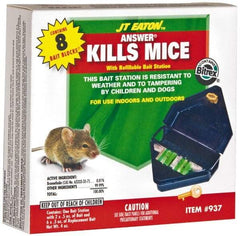 J.T. Eaton - 0.5 oz Plastic Bait Holder - Targets Mice - All Tool & Supply