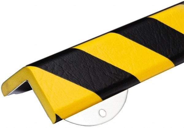 PRO-SAFE - Flexible Polyurethane Foam Type H+ Corner Protector - Yellow/Black - All Tool & Supply