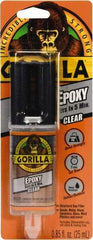 Gorilla Glue - 0.85 oz Syringe Epoxy - 5 min Working Time, 50°F, 3,300 psi Shear Strength - All Tool & Supply