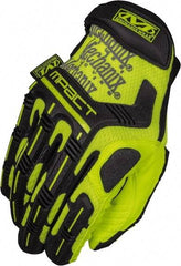 Mechanix Wear - Size 2XL Synthetic Leather/TPR Anti-Vibration/Impact Protection Work Gloves - Uncoated, Hook & Loop Cuff, Full Fingered, Hi-Vis Yellow, Paired - All Tool & Supply