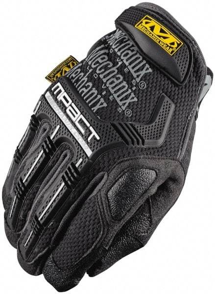 Mechanix Wear - Size XL Synthetic Leather/TPR Anti-Vibration/Impact Protection Work Gloves - For Mechanic's & Lifting, Uncoated, Hook & Loop Cuff, Full Fingered, Black/Gray, Paired - All Tool & Supply