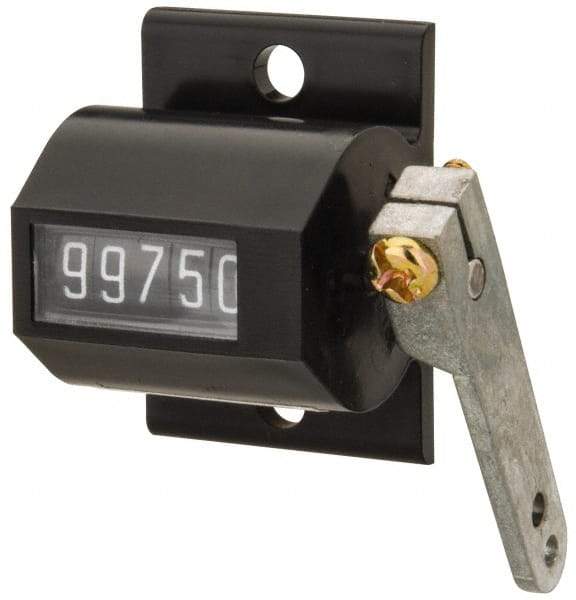 Value Collection - 5 Digit Mechanical Display Stroke Counter - Manual Reset - All Tool & Supply