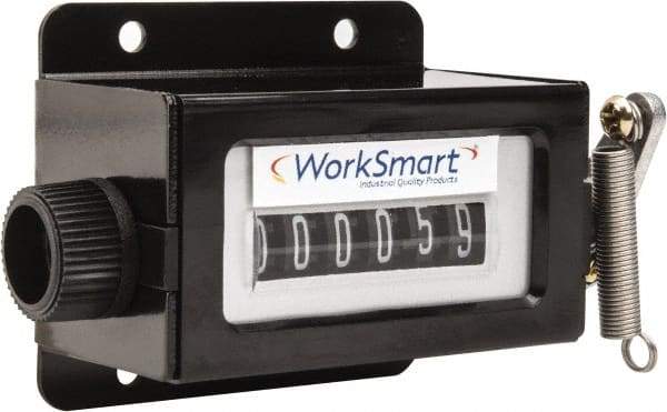 Value Collection - 6 Digit Mechanical Display Stroke Counter - Manual Reset - All Tool & Supply