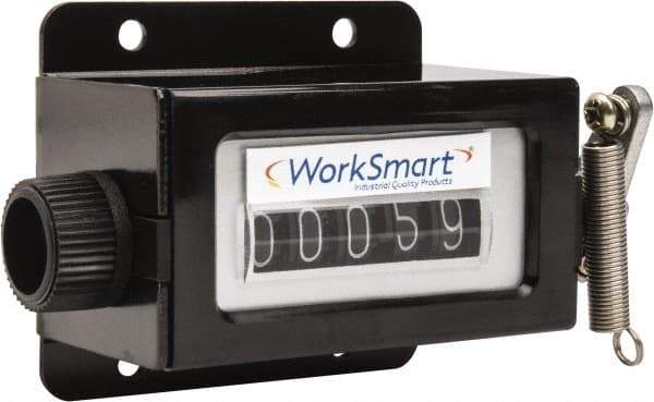 Value Collection - 5 Digit Mechanical Display Stroke Counter - Manual Reset - All Tool & Supply