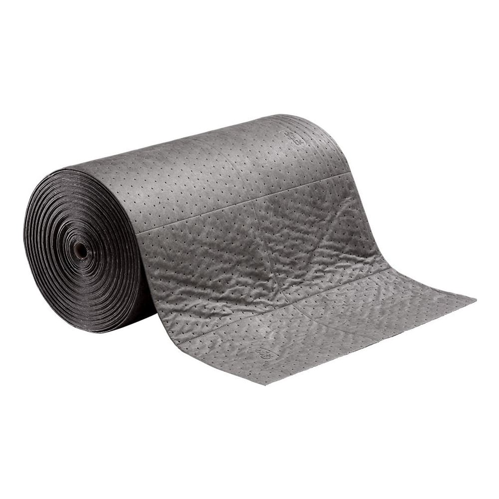 Pads, Rolls & Mats; Product Type: Roll; Application: Universal; Overall Length (Feet): 150.00; Total Package Absorption Capacity: 40.2 gal; Material: Polypropylene; Fluids Absorbed: Water; Solvents; Universal; Oil; Coolants; Absorbency Weight: Heavy; Widt