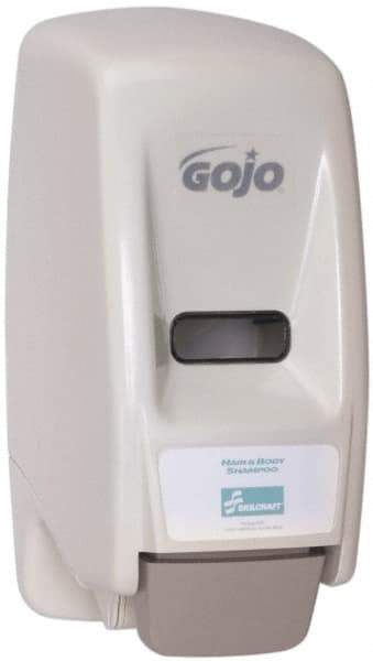 Ability One - 800 mL Liquid Hand Sanitizer Dispenser - Plastic, Hanging, White - All Tool & Supply