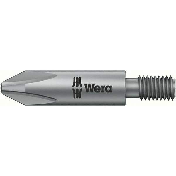 Wera - #2 Phillips Screwdriver Bit - M5 Drive, 2" OAL - All Tool & Supply