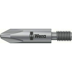 Wera - #2 Phillips Screwdriver Bit - M5 Drive, 1-1/4" OAL - All Tool & Supply