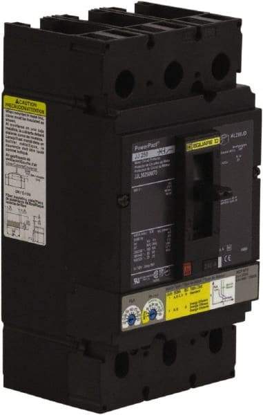 Square D - 250 Amp, 600 V, 3 Pole, Panel Mount Circuit Breaker - Electronic Trip, Multiple Breaking Capacity Ratings, 3/0 AWG - All Tool & Supply