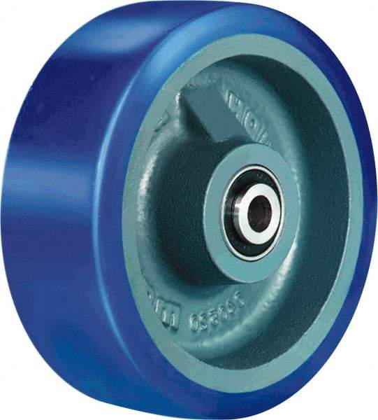 Hamilton - 6 Inch Diameter x 2 Inch Wide, Polyurethane on Cast Iron Caster Wheel - 1,300 Lb. Capacity, 2-1/2 Inch Hub Length, 3/4 Inch Axle Diameter, Sealed Precision Ball Bearing - All Tool & Supply