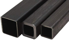 Value Collection - 4 Inch Square x 6 Ft. Long, Low Carbon Steel, Square Welded Tube - 0.12 Inch Wall Thickness, Low Carbon Grade - All Tool & Supply