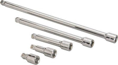 Paramount - 1/2" Drive Socket Wobble Extension Set - 5 Pieces, Includes 2, 3, 5, 10, 15" Lengths - All Tool & Supply