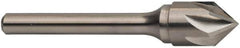 Keo - 3/16" Head Diam, 3/16" Shank Diam, 6 Flute 82° Solid Carbide Countersink - Bright Finish, 2" OAL, Single End - All Tool & Supply