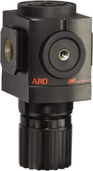 ARO/Ingersoll-Rand - 1 NPT Port, 290 CFM, Aluminum Heavy-Duty Regulator - 0 to 140 psi Range, 250 Max psi Supply Pressure, 1/8" Gauge Port Thread, 4.091" Wide x 7.223" High - All Tool & Supply