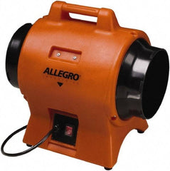 Allegro - 8" Inlet, Electric AC Axial Blower - 0.33 hp, 865 CFM (Free Air), 230 Max Voltage Rating - All Tool & Supply