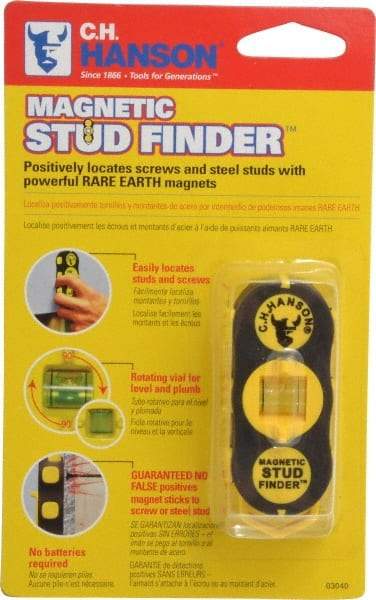 C.H. Hanson - 1" Deep Scan Magnetic Stud Finder - Detects Studs & Joists - All Tool & Supply