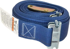 Kinedyne - 20' Long x 2" Wide, 835 Lb Basket Capacity, 1 Ply, Polyester Web Sling - Blue - All Tool & Supply