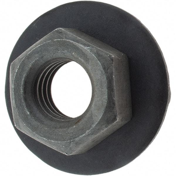 Value Collection - M6x1.00 Washer Hex Nut - 10mm Across Flats, Phosphate Finish - All Tool & Supply