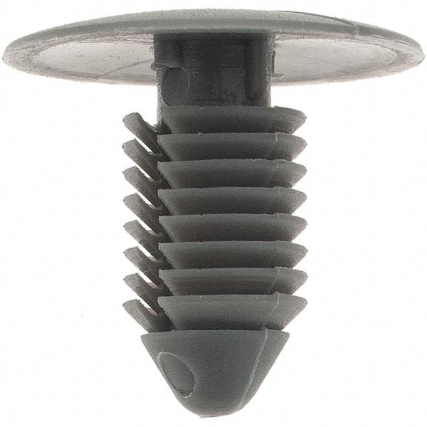 Value Collection - Ratchet Shank, Nylon Panel Rivet - 13/16" Length Under Head, 1" Head Diam - All Tool & Supply