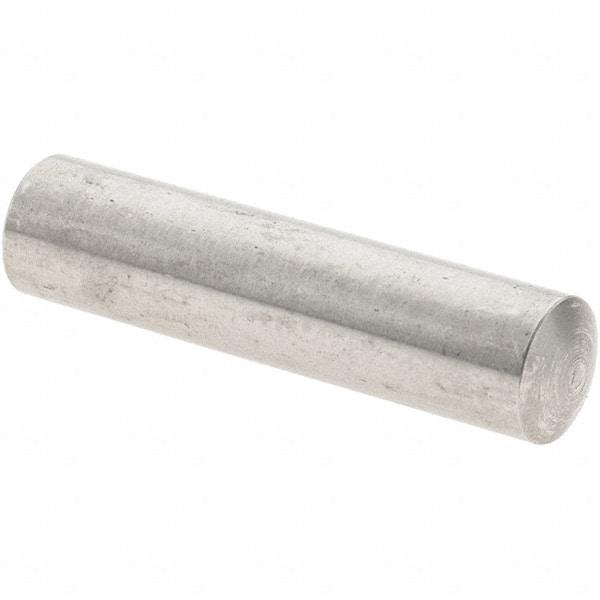 Value Collection - 5mm Diam x 20mm Pin Length 416 Stainless Steel Precision Dowel Pin - C 36-42 Hardness, 1 Beveled & 1 Rounded End - All Tool & Supply