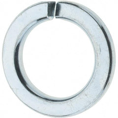 Value Collection - M30, 30.5mm ID, 48.2mm OD, 6mm Thick Split Lock Washer - Grade 8 Spring Steel, Zinc-Plated Finish, 30.5mm Min ID, 31.7mm Max ID, 48.2mm Max OD - All Tool & Supply