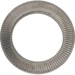 Value Collection - 7/8", 1.368" OD, Uncoated, Stainless Steel Wedge Lock Washer - Grade 316L, 0.912 to 0.928" ID - All Tool & Supply