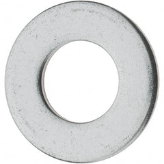 Value Collection - 1/2" Screw, Grade 18-8 Stainless Steel Standard Flat Washer - 17/32" ID x 1-1/16" OD, 0.095" Thick - All Tool & Supply