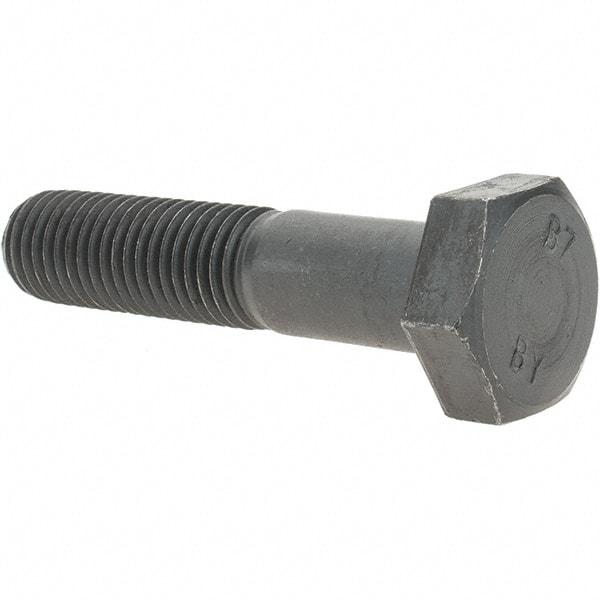 Value Collection - 3/4-10 Thread, 3-1/2" Length Under Head, Hex Head Bolt - Grade B7 Alloy Steel, Uncoated - All Tool & Supply