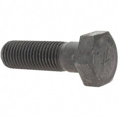 Value Collection - 1-8 Thread, 3-1/2" Length Under Head, Hex Head Bolt - Grade B7 Alloy Steel, Uncoated - All Tool & Supply