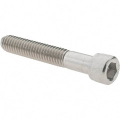 Made in USA - 5/16-18 UNC Hex Socket Drive, Socket Cap Screw - Grade 316 Stainless Steel, 2" Length Under Head - All Tool & Supply