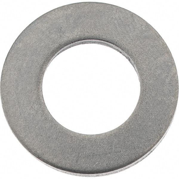 Value Collection - M10 Screw, Steel Standard Flat Washer - 10.5mm ID x 20mm OD, 2mm Thick, Zinc-Plated Finish - All Tool & Supply