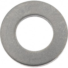 Value Collection - M10 Screw, Steel Standard Flat Washer - 10.5mm ID x 20mm OD, 2mm Thick, Zinc-Plated Finish - All Tool & Supply