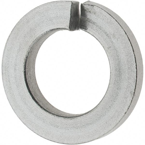 Value Collection - 1/2", 1/8" Thick Split Lock Washer - 316 Stainless Steel, 0.506" Min ID, 0.518" Max ID, 0.873" Min OD, 0.883" Max OD - All Tool & Supply