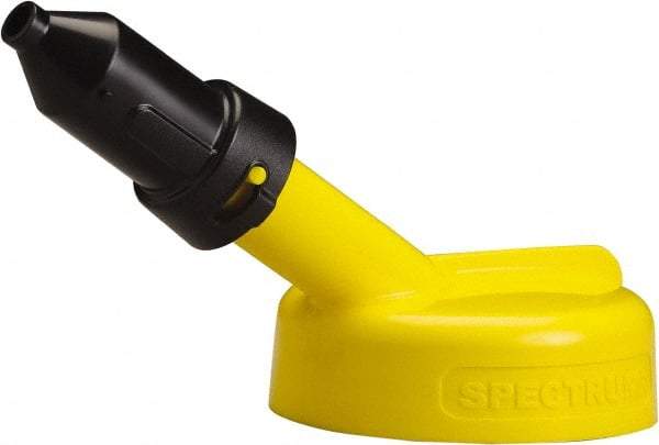 Trico - 4 Gal Capacity Polyethylene Oil Storage System - 1/2" Tip OD, 7" Straight Spout, Yellow - All Tool & Supply