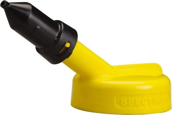 Trico - 4 Gal Capacity Polyethylene Oil Storage System - 1/4" Tip OD, 7" Straight Spout, Yellow - All Tool & Supply