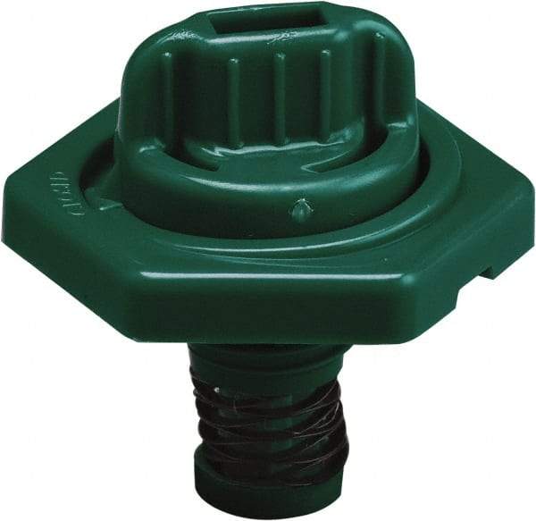 Trico - 4 Gal Capacity Polyethylene Oil Storage System - 7" Straight Spout, Dark Green - All Tool & Supply