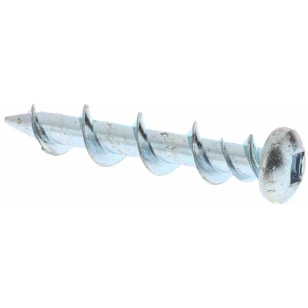 Value Collection - 1/4", 1-1/4" Length Under Head, Robertson Drive Pan Head, Steel Drywall Screws - All Tool & Supply