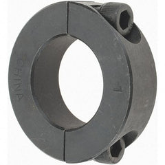 Value Collection - 1" Bore, Steel, Two Piece Shaft Collar - 1-3/4" Outside Diam, 1/2" Wide - All Tool & Supply