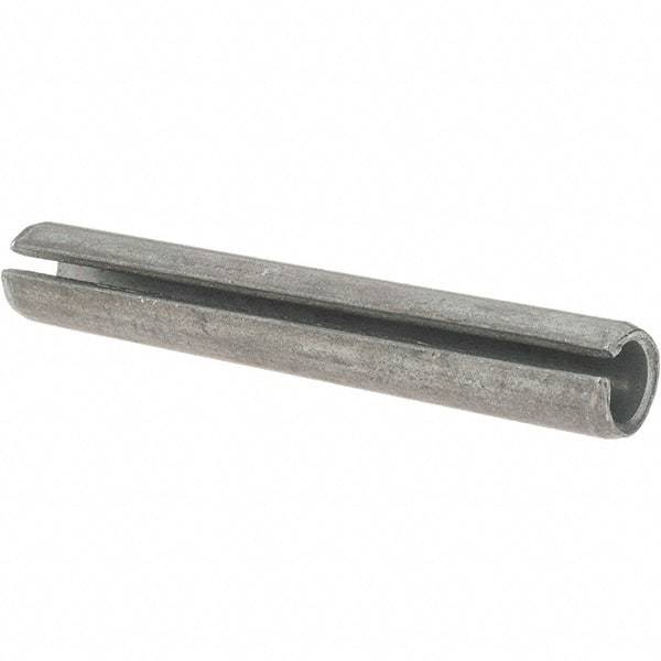 Value Collection - 7/16" Diam x 3" Long Slotted Spring Pin - Grade 1070-1090 Alloy Steel, Black Oxide Finish - All Tool & Supply