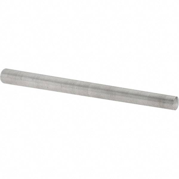 Value Collection - Size 8, 0.3672" Small End Diam, 0.492" Large End Diam, Uncoated Steel Taper Pin - Grade C-12L14, 6" OAL, 6 Pin Length - All Tool & Supply