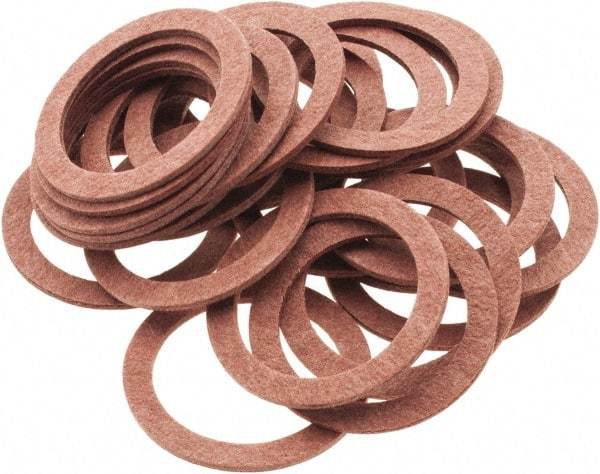 Value Collection - Vulcanized Fibre Standard Flat Washer - 9/16" ID x 3/4" OD, 0.031" Thick, Plain Finish - All Tool & Supply